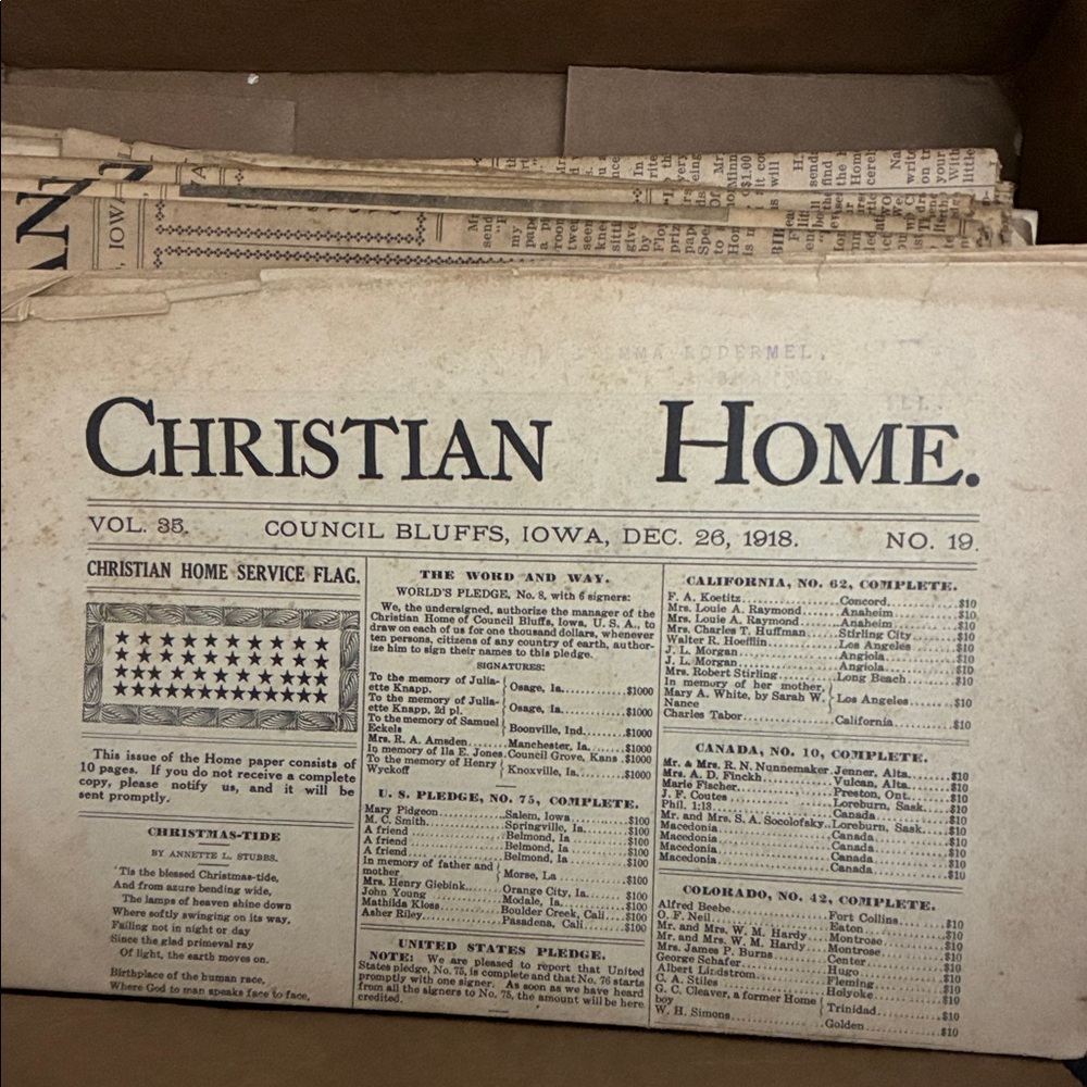 ✴️vtgChristian Home Newspaper